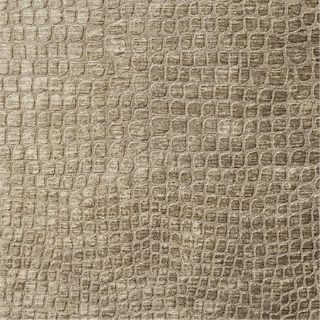 Designer Fabrics 54 in. Wide Grey Textured Alligator Shiny Woven Velvet Upholstery Fabric K0151P